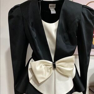 Leslie Fay Black and White Women's Jacket